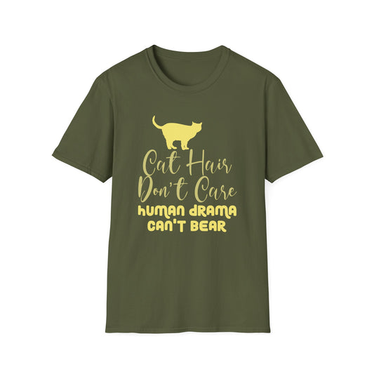 Funny Cat Lover Graphic Tee - Cat Hair Don't Care