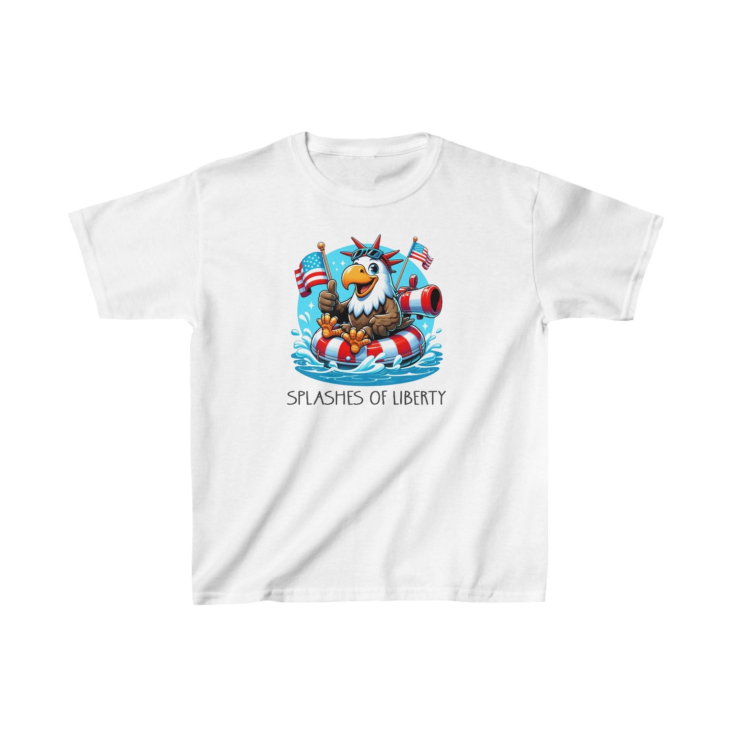 Splashes of Freedom - Kids Heavy Cotton™ Tee