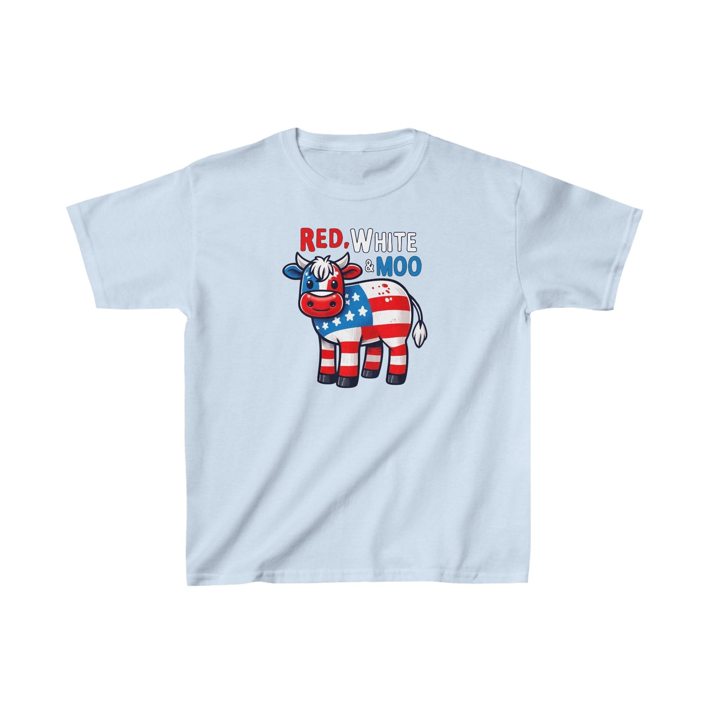 Red, White & Moo Kids Heavy Cotton™ Tee