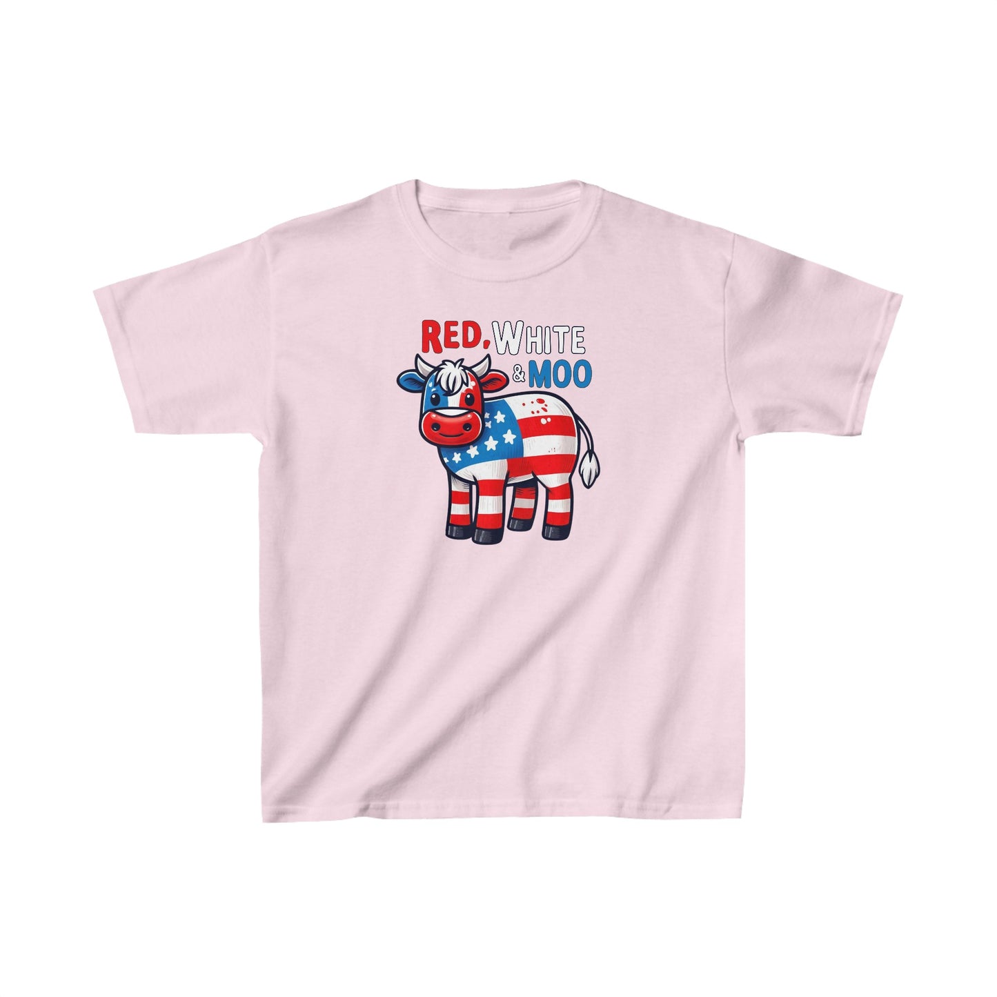 Red, White & Moo Kids Heavy Cotton™ Tee