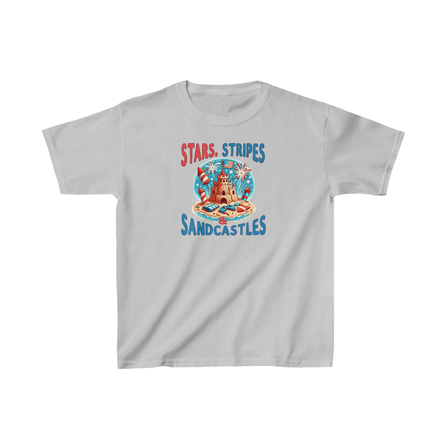 Stars, Stripes & Sandcastles - Kids Heavy Cotton™ Tee