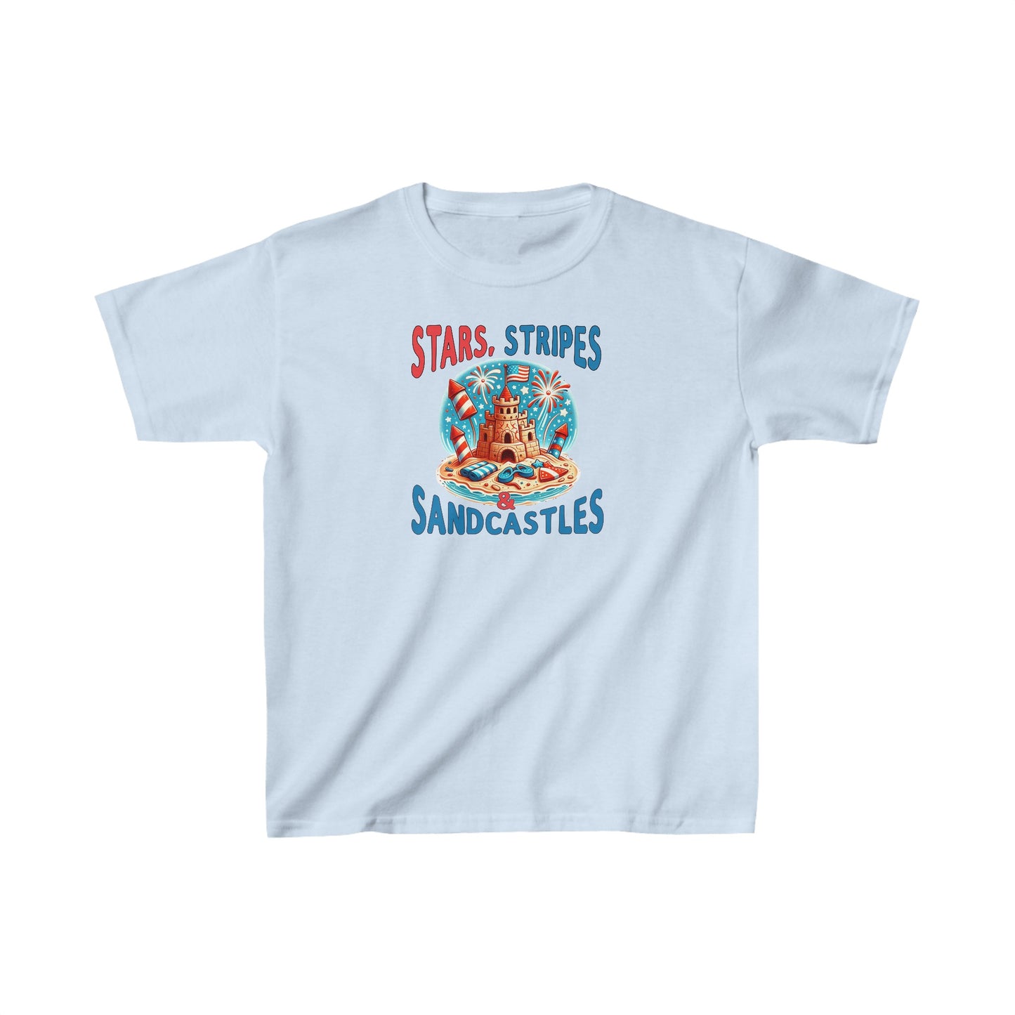 Stars, Stripes & Sandcastles - Kids Heavy Cotton™ Tee