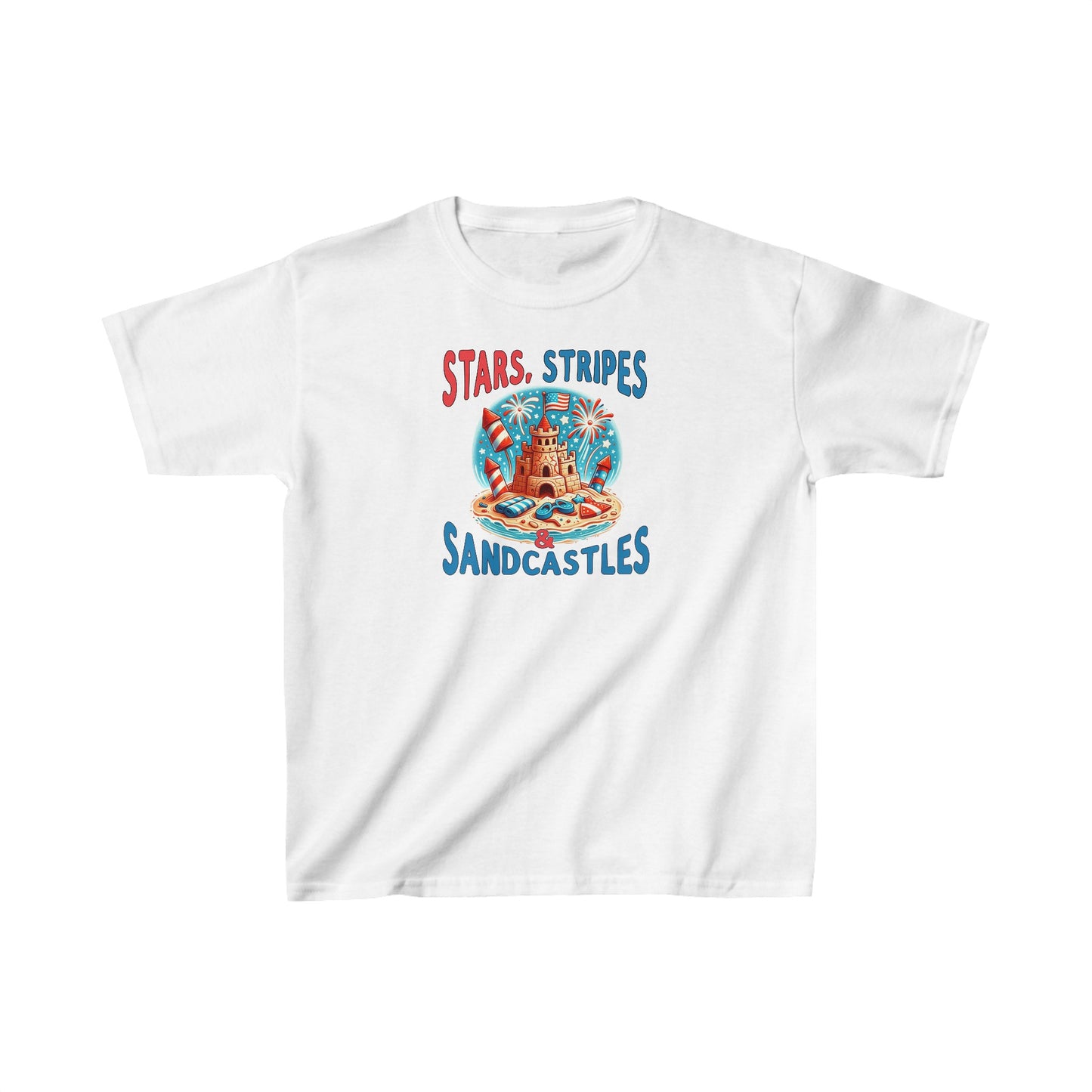 Stars, Stripes & Sandcastles - Kids Heavy Cotton™ Tee