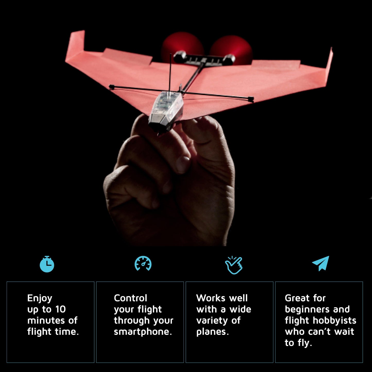 Powerup 4.0 -Smartphone RC Controlled Paper Airplane Kit