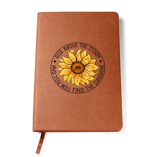 Rise Above the Storm - Harmony Leather Journal