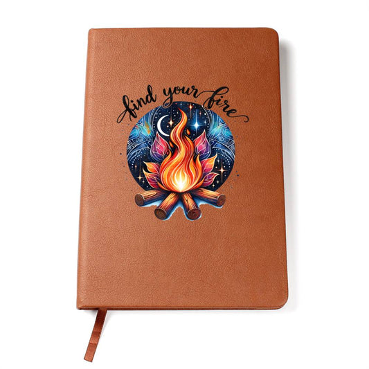 Find Your Fire - Harmony Leather Journal