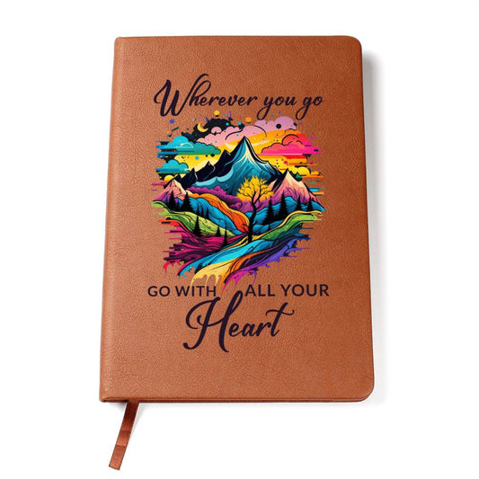 Wherever you go - Harmony Leather Journal