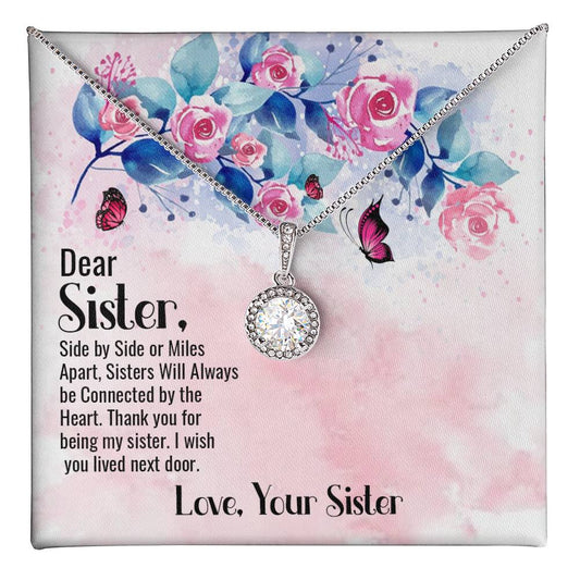 Dear Sister, Side by Side - Eternal Harmony Necklace