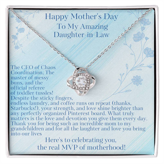 Happy Mother's Day To My Amazing Daughter-In-Law, Chaos Coordination - Infinite Love Necklace