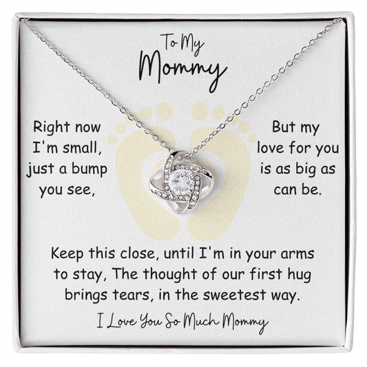 To My Mommy, Right Now I'm Small - Infinite Love Necklace