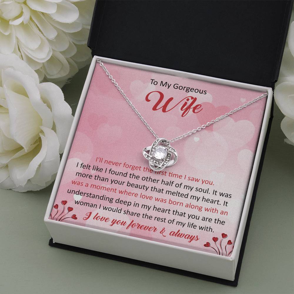 To my gorgeous wife, I'll never forget - Infinite Harmony Necklace