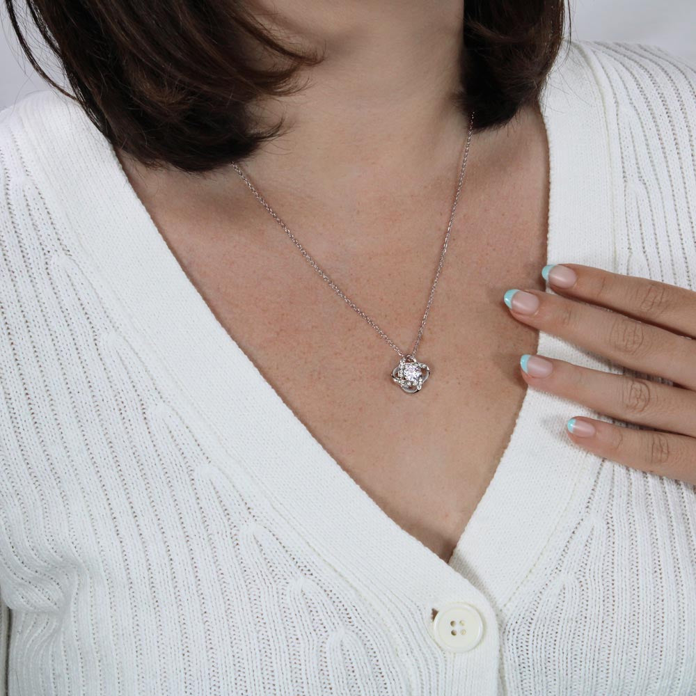 To My Mother, Sweetest Gift - Infinite Love Necklace