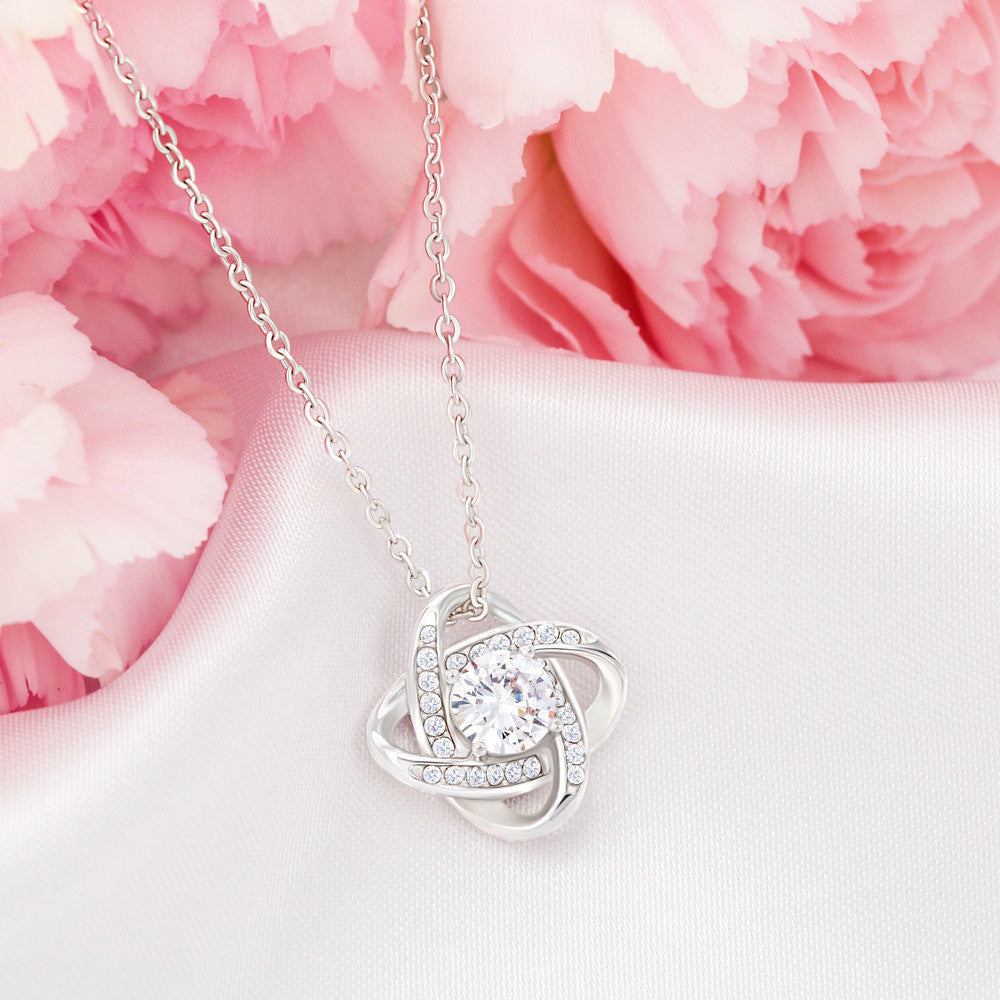 To My Mom, I Loved You My Whole Life - Infinite Love Necklace