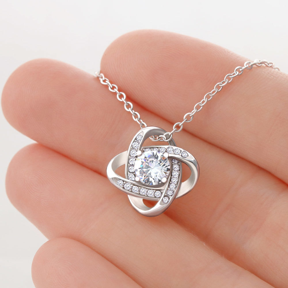 To My Mom, I Loved You My Whole Life - Infinite Love Necklace