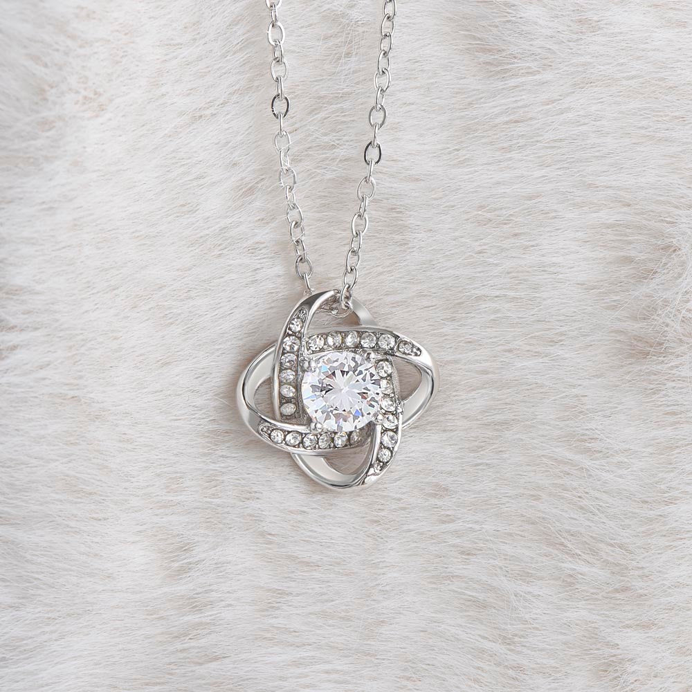 To My Mom, I Loved You My Whole Life - Infinite Love Necklace