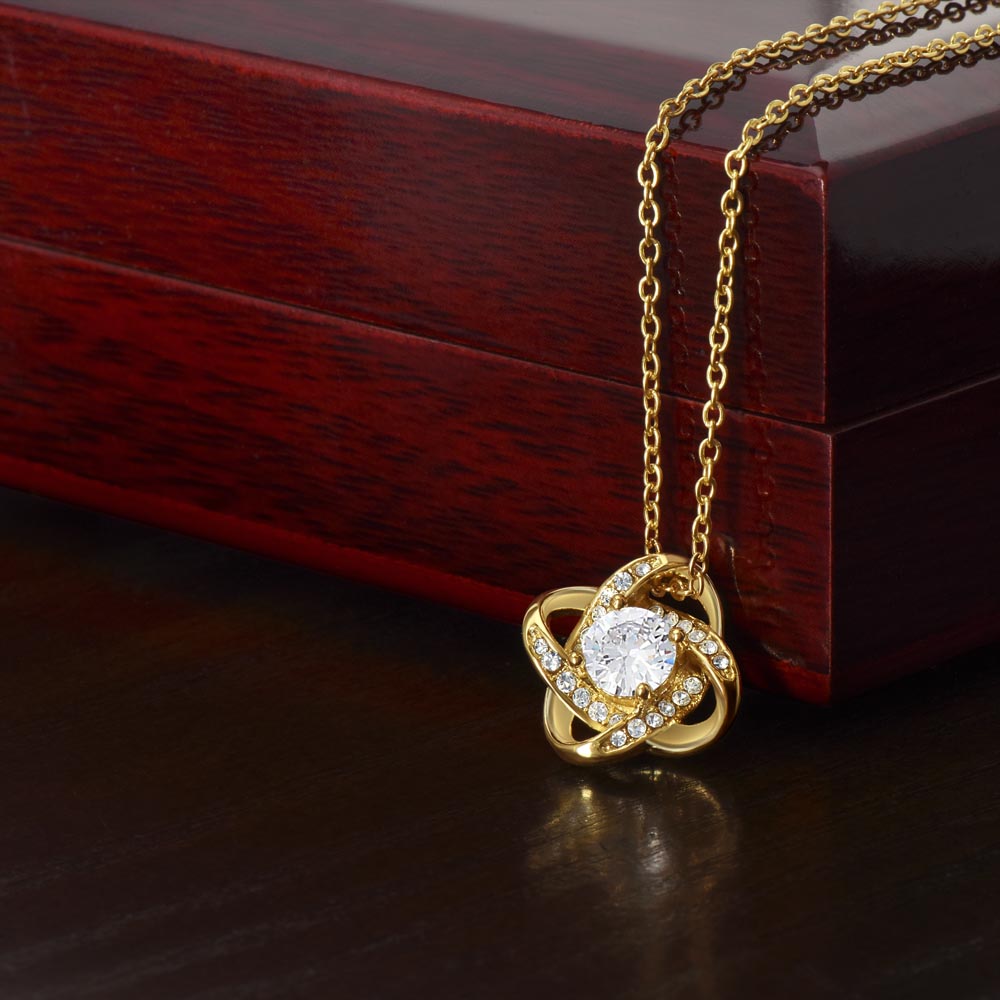 To our Amazing Bonus Mom, In our hearts - Infinite Love Necklace