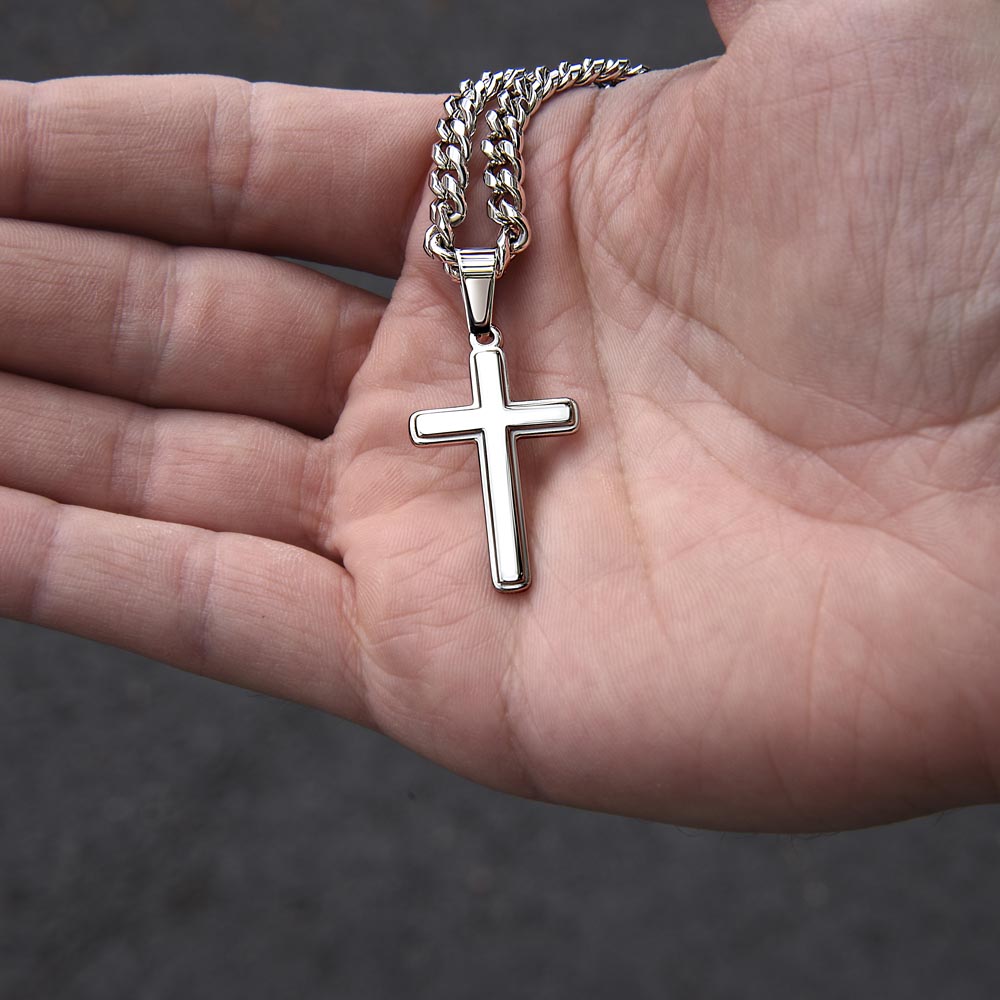 To My Amazing Son, I Believe  in Your Ability - Apex Chain with Harmony Cross Necklace