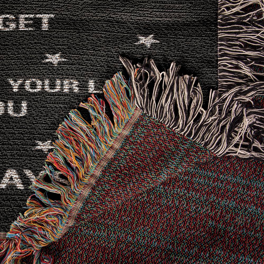 Son Firefighter - Always Be Safe - Harmony Woven Blanket