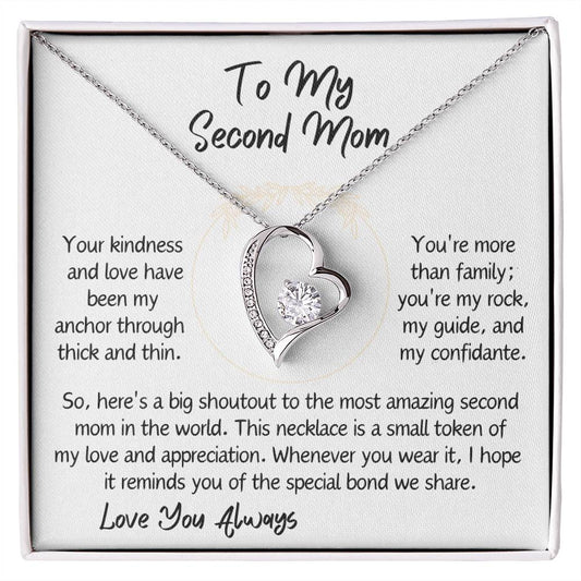 To My Second Mom, Your Kindness and Love - Endless Devotion Necklace