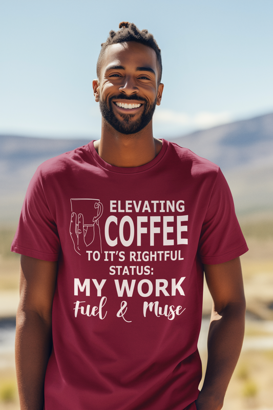 Elevating Coffee, Coffee Lovers Graphic T-Shirt